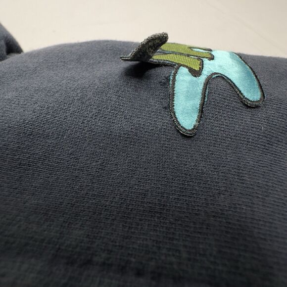 American Giant Hoodie Womens Medium Blue Long Sleeve Zip Up Sweatshirt Adult - Picture 6 of 16